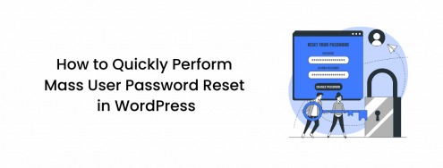 perform mass user password reset in WordPress