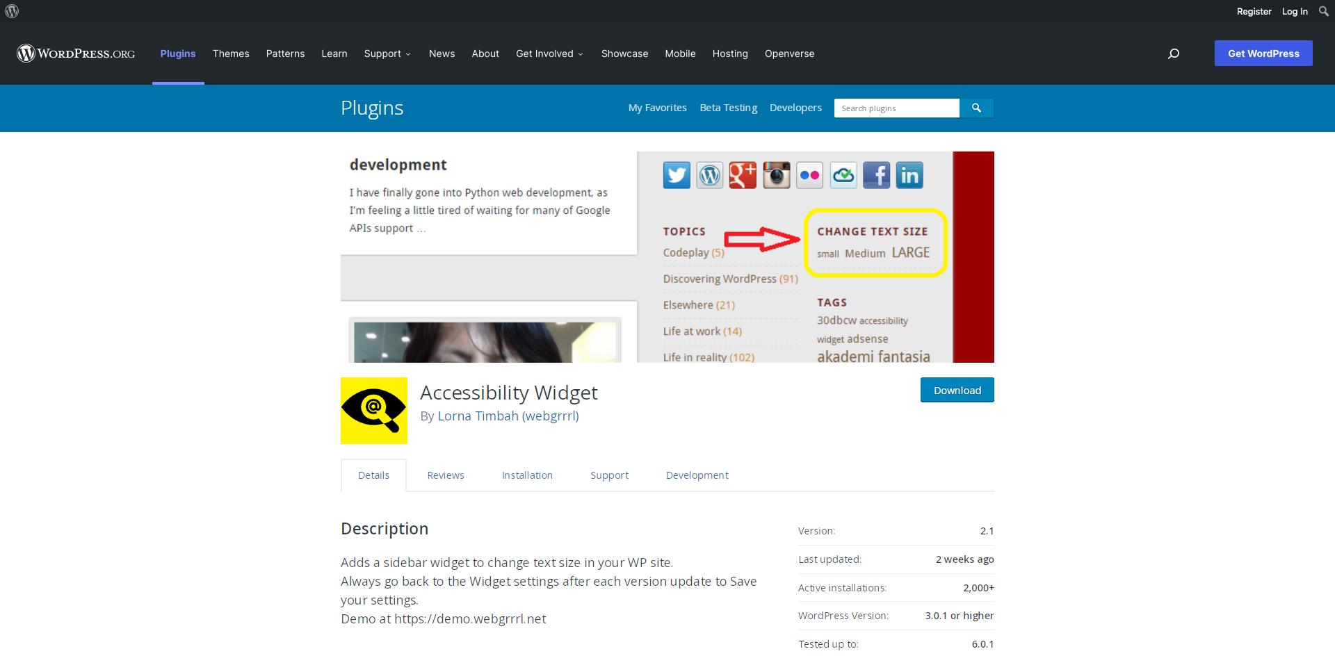 Accessibility Widget