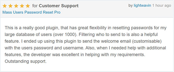 Mass Users Password Reset Pro