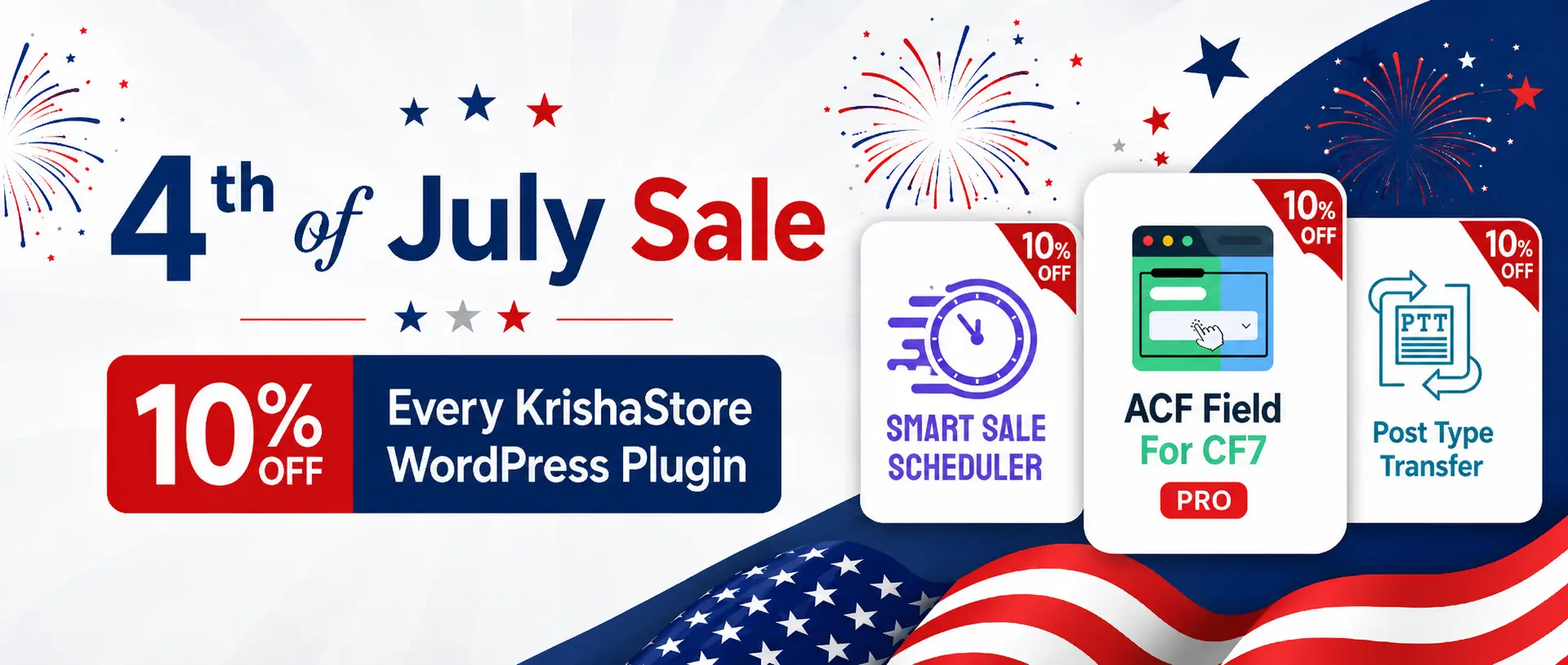 KrishaStore - 4th of July Sale